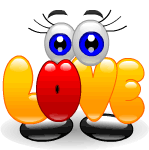 gif bisous amusant